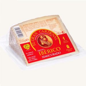 El Gran Cardenal Mixed milk semi-cured Ibérico cheese, wedge 250 gr
