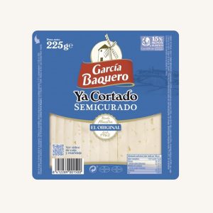 Garcia Baquero Semi-cured mixed milk cheese, pre-sliced 225 g front