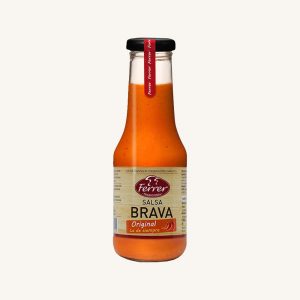 Ferrer Salsa Brava, original recipe, special spicy sauce for tapas, from Catalonia, bottle 320 gr