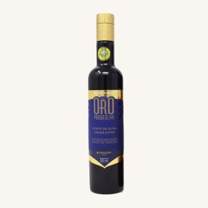 Parqueoliva Serie Oro extra virgin olive oil, DOP Priego de Cordoba, Hojiblanca and picudo variety, from Andalusia, bottle 500 ml