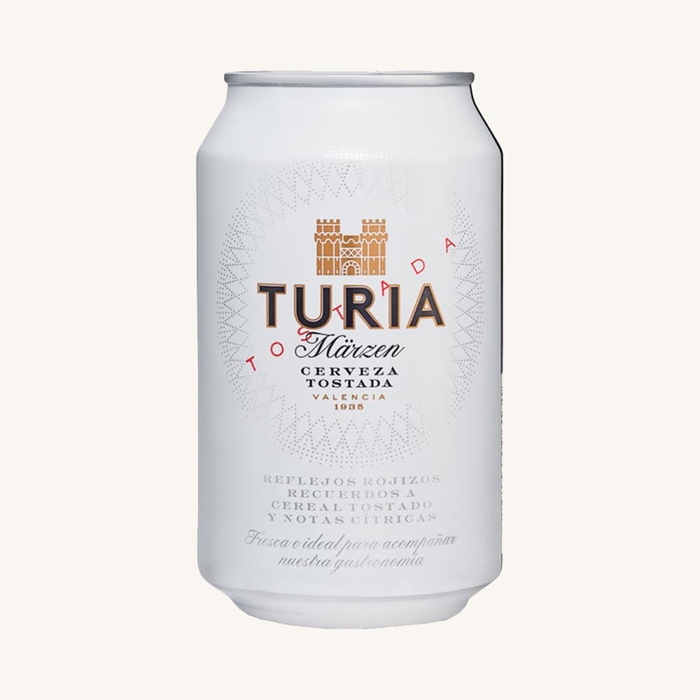 Turia Märzen de Valencia toasted beer (cerveza tostada), from Valencia, can 33cl