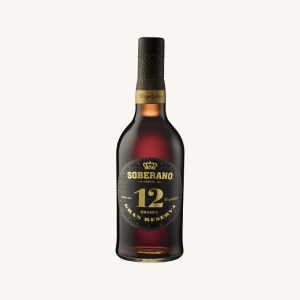Soberano 12 Gran Reserva, Aged Brandy in American Oak Casks, from Jerez, bottle 70cl